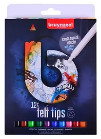 Купить Фломастеры Bruynzeel, 12 цветов — Фото №1