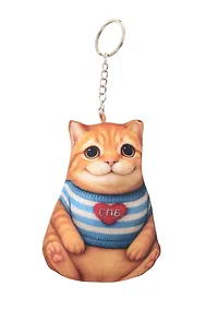 Купить Брелок-антистресс СПб Кот рыжий (14 см) (АН2025-16) — Фото №1