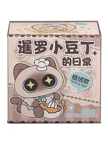 Купить Игрушка Сиамский котик на подставке (5,5см) (пластик) (Blind Box) (12-7655-202508-1040-352) — Фото №1