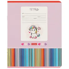 Купить Тетрадь в косую линейку Hatber, "Мультяшки", 12 листов, в ассортименте — Фото №1