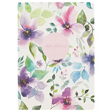 Купить Тетрадь в клетку Be Smart, Fleurs, 48 листов, в ассортименте — Фото №1