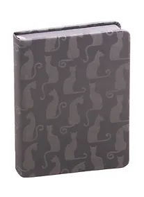 Купить Ежедневник недат. А6 120л Шиммер серый, кожзам, тв. переплет, блинт.тиснение, тонир.блок, ляссе — Фото №1