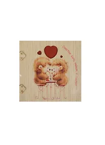 Купить Открытка деревянная Счастье быть рядом с тобой (31721-16) (Эстетика) — Фото №1