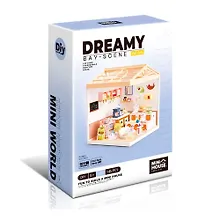 Купить 8007 Конструктор интерьерный для детского творчества – сборный домик Fairy Care «Милое кошачье кафе», количество деталей - 145 (материалы: пластик, металл, картон), со световыми эффектами (подсветка и — Фото №1