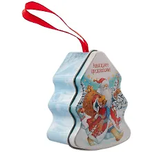 Купить Ёлка с новогодним пожеланием, 5 х 7 см — Фото №1