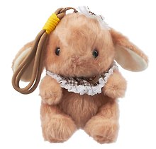 Купить Брелок Кролик с воротником (коричневый) (иск.мех) (15см) (12-81039-202604_05) — Фото №1