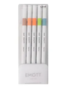 Купить Линеры 05цв "EMOTT. Nature Color" 0,4мм, пласт.уп., UNI — Фото №1