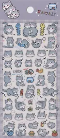 Купить Наклейки Серые Котики — Фото №1