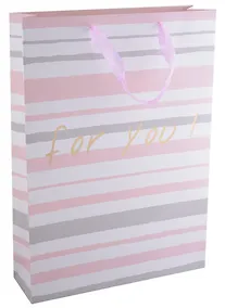 Купить Пакет А3 33*46*10 "For you" жен., бум., тиснение надпись — Фото №1