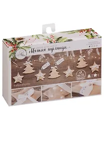 Купить Набор для шитья Мягкая гирлянда НГ Снежные ёлочки (2346401) (2м) (12х12см/13х13см) (3+) (коробка) (Арт Узор) — Фото №1