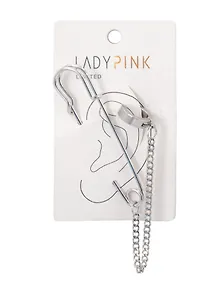 Купить Серьга кафф `LADY PINK` ROCK IT (220273) — Фото №1