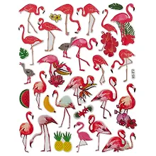 Купить Наклейки Фламинго, 20,5 х 30 см, 2 вида — Фото №1