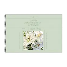 Купить Альбом для рисования 30л А4 "Botanical Qoutes. Green" гребень, мел.картон, выб.лак — Фото №1
