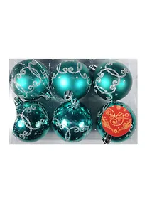 Купить Набор шаров (6шт) (6см) Лазурный берег пластик (39008) — Фото №1