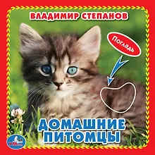 Купить Домашние питомцы (Книжка-картонка с тактилом) — Фото №1