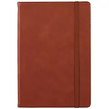 Купить Ежедневник недат. А5 152л "Congress" коричневый, иск.кожа, тв.переплет, на резинке, тонир.блок — Фото №1