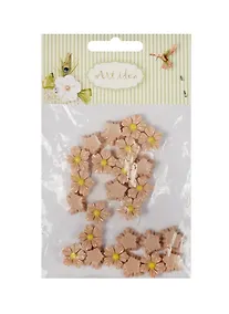 Купить Цветок гибискус (В908) в пакете 25 шт, латте (11-08631-108) — Фото №1