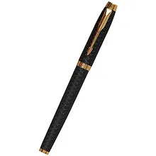 Купить Ручка-роллер чёрная, IM Premium Black/Gold GT, Parker — Фото №1