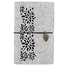 Купить Записная книжка «Ноутбук», серый фетр, 96 листов, А6 — Фото №1