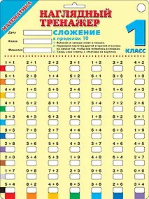 Купить Математика. Сложение в пределах 10. 1 класс — Фото №1