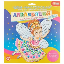 Купить ДРОФА-МЕДИА Набор для детского творчества Чудо-Мастерская Аппликация Фигурная мозаика. Фея — Фото №1