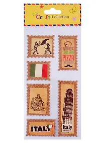 Купить Наклейки пробка  Италия, микс — Фото №1