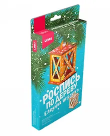 Купить Роспись по дереву.Ёлочная игрушка "Новогодний фонарик" Фнн-033 — Фото №1