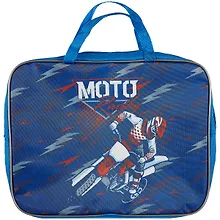 Купить Папка для тетрадей А4 "MOTO" молния, ткань — Фото №1