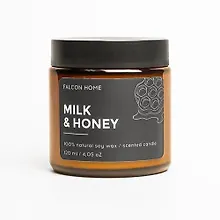 Купить Свеча ароматическая Молоко и мед (120мл) (FH006) — Фото №1