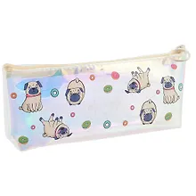 Купить Пенал на молнии «Мопсы фр-фр» 22.5 х 7 см — Фото №1