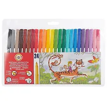 Купить Фломастеры Koh-i-Noor, 24 цвета — Фото №1