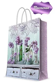Купить Пакет, Феникс Презент, Букет сирени 26*32,4*12,7см 44223 — Фото №1