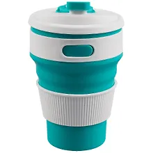 Купить Стакан складной с ободком (силикон) (350мл) (12-16405-1) — Фото №1