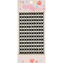 Купить Стразы Ромбики 9*14, черные — Фото №1