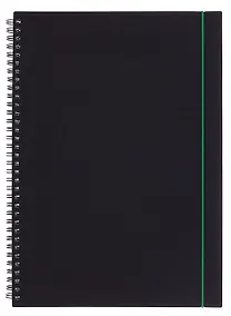 Купить Тетрадь А4 80 листов, клетка, "Favorite Black. No 2" спираль — Фото №1