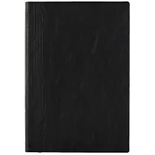 Купить Ежедневник недат. А5 160л "Вачетто" черный, кожзам, мягкий переплет, тонир.блок, ляссе — Фото №1