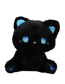 Купить Мягкая игрушка Котик сидит (черный) (20см) (12-0960-202507-T3) — Фото №1