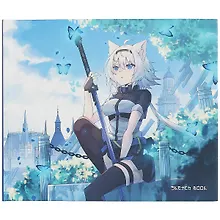 Купить Скетчбук Аниме Девушка-волшебница с бабочками (Сёдзё) (100стр) (24,5х20,5) — Фото №1