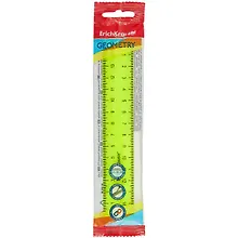 Купить Линейка 15см "Neon Solid" желт., подвес, ERICH KRAUSE — Фото №1