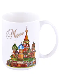 Купить Кружка Москва ХВБ 500мл фарфор цв.рисунок (060-50-19-CL) — Фото №1