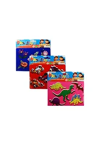 Купить Трафарет пластиковый в пакете с хедером, 13.5*9.5 см, 1.6 мм, 4 вида (11-24156-B2) — Фото №1