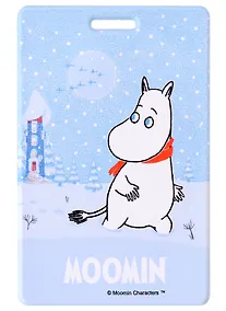 Купить Чехол для карточек вертикальный MOOMIN Муми-тролль Зима — Фото №1