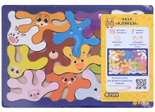 Купить Развивающая игра Fofa. Рамка вкладыш Пазл "Кляксы" — Фото №1