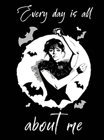 Купить Every day is all about me. Уэнсдей. Блокнот в точку — Фото №1