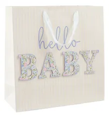 Купить Пакет А3 38*38*15 "С новорожденным" дет., бум.мат.ламинат — Фото №1