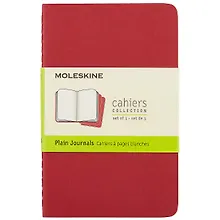 Купить Набор книг для записей Moleskin Cahier Journal Pocket, 3 штуки, мягкая обложка, 32 листа, А6 — Фото №1