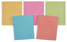 Купить Тетрадь 80л кл. "В клетку"  мелов.картон, поля, офсет, ассорти — Фото №1