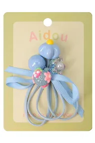 Купить Набор резиночек Цветочки-Шарики (4шт) (пластик) (9см) (12-Aidou-9) — Фото №1