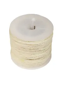 Купить Бечевка для декорирования на пластиковой бобине 10м светло-бежевая — Фото №1