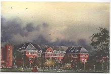 Купить Открытка Пермь акварель "Исторический факультет" — Фото №1